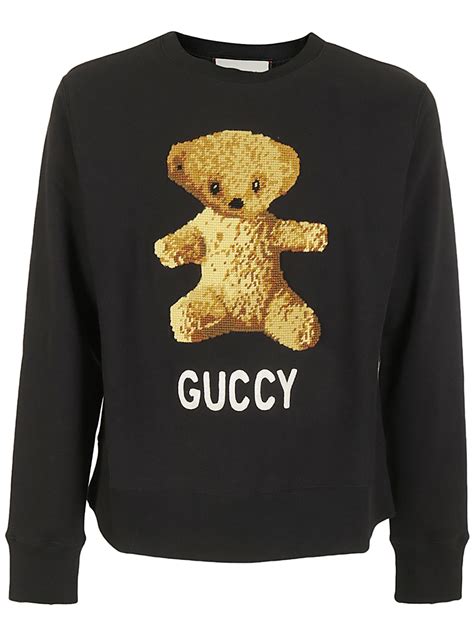 mike the bear gucci t shirt|Gucci teddy bear sweatshirt.